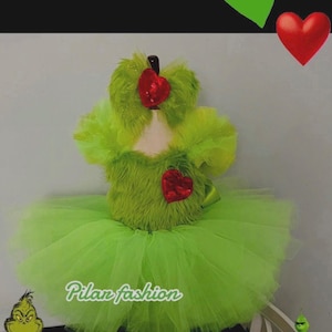 Grinch Christmas dress