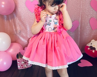 Hello kitty dress for baby deals girl