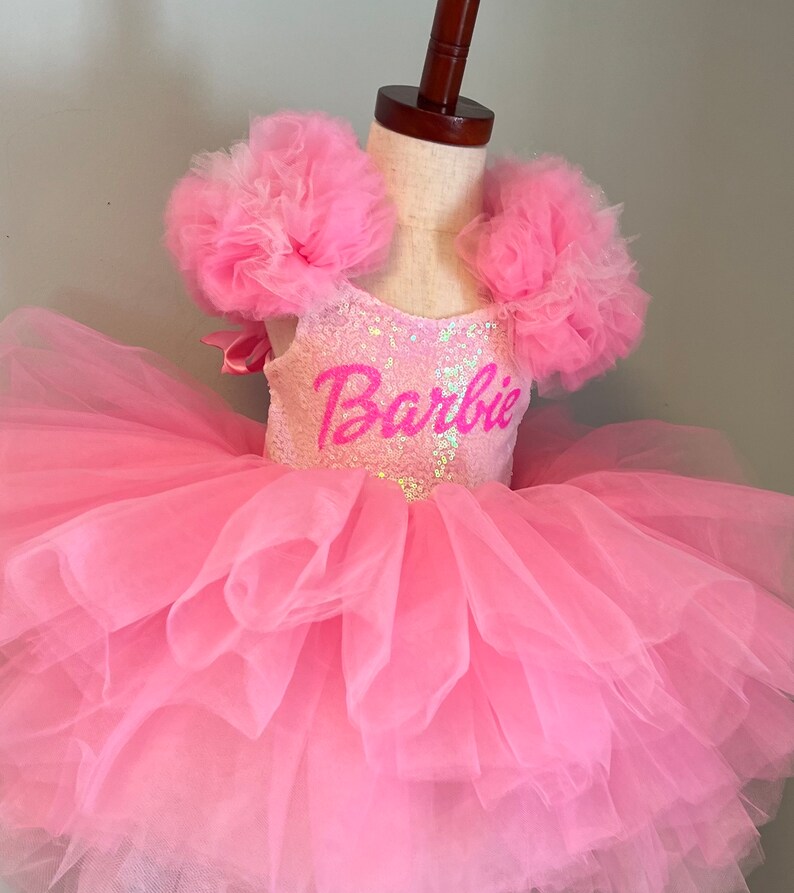 Pink Barbie dress image 1