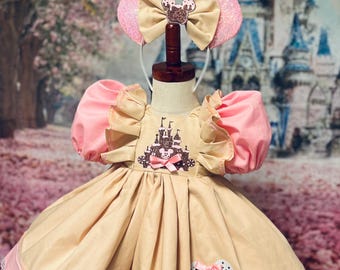 Gingerbread Minnie mouse dress