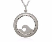 Signature Solid Wave Pendant