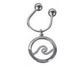 Signature Wave Keychain