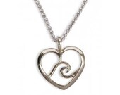Signature Heart Wave Pendant