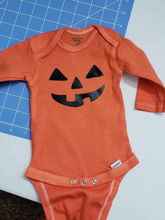 baby pumpkin onesie