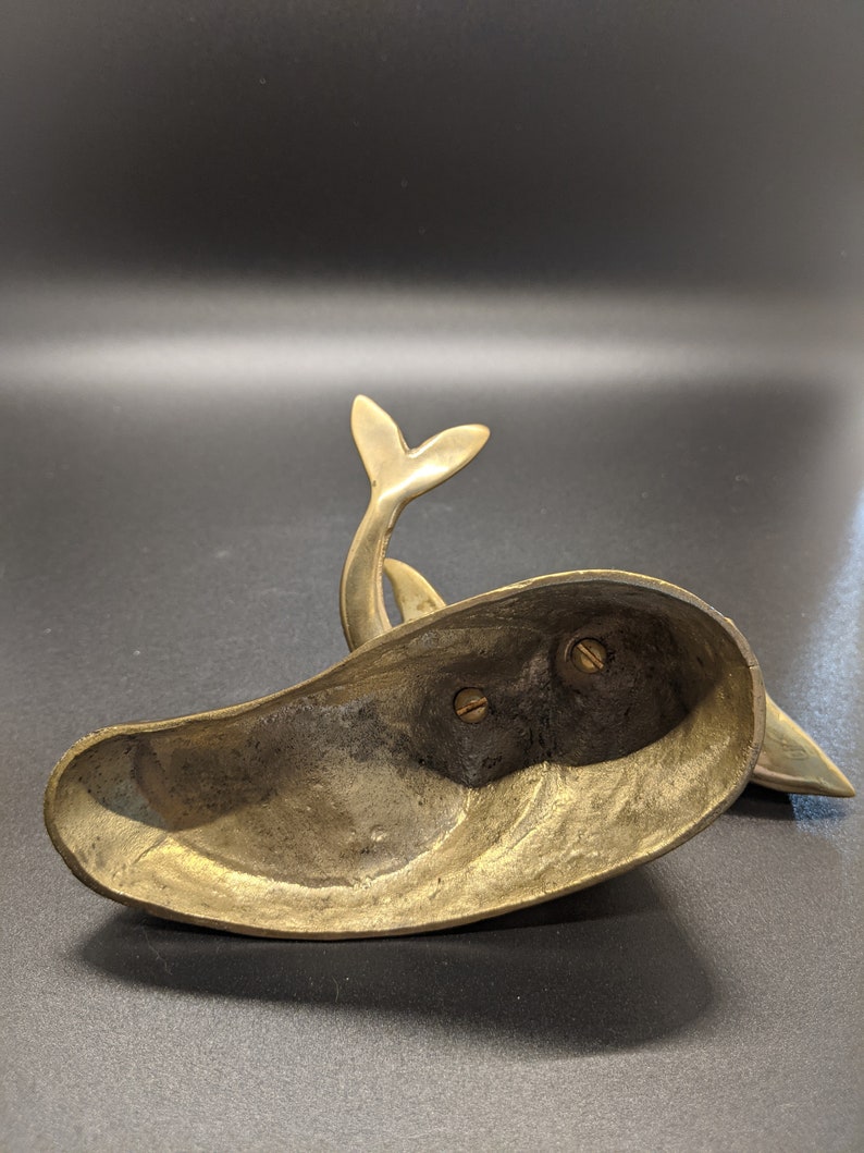 Cool brass shark decor