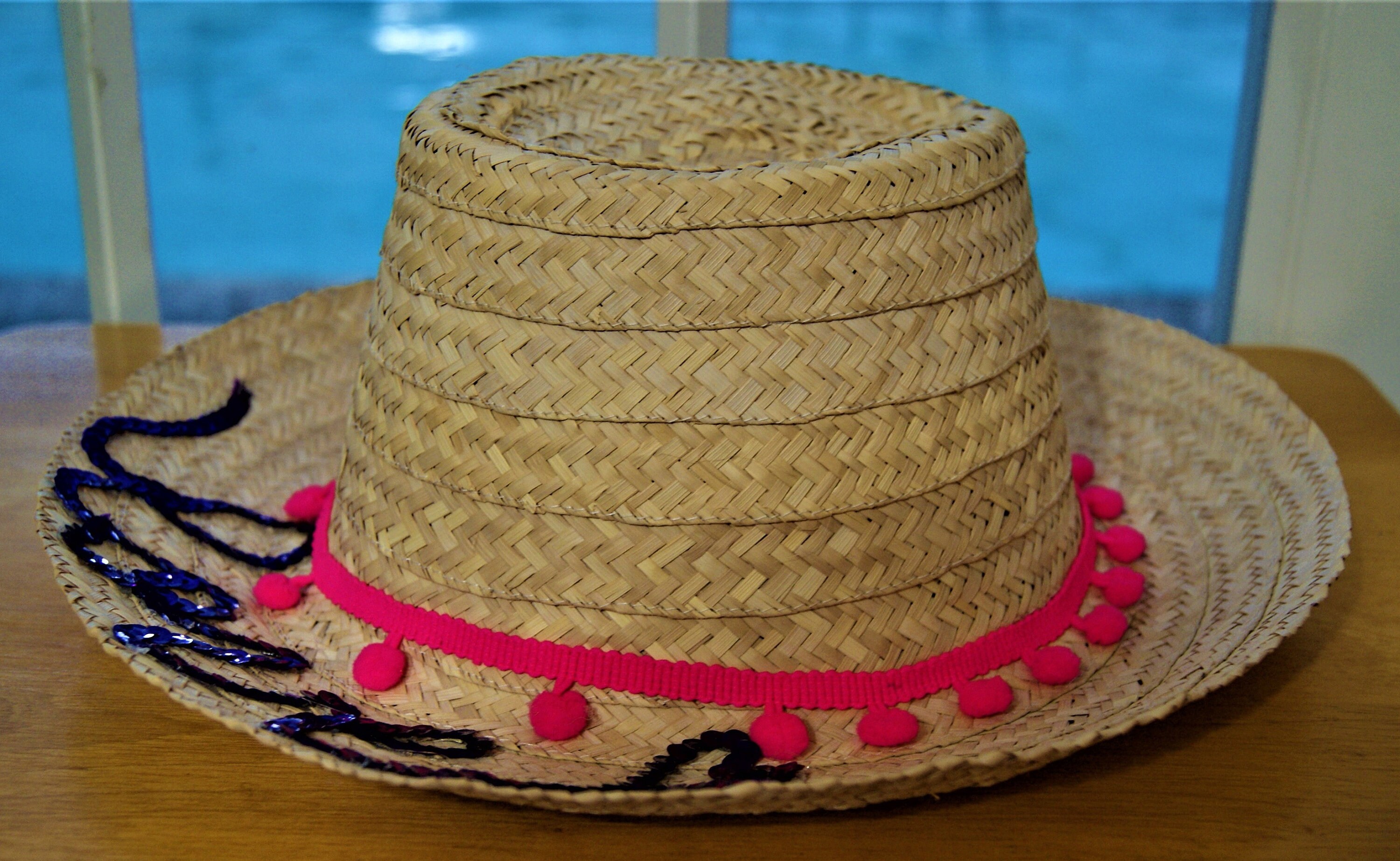 Beach Hat.Sun Hat.Handmade.Woven with palm leaf.Artisan.Vivid Etsy