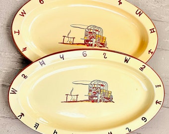 Cowboy Enamelware Platter From Monterrey Western Ware – Each One Sold Individually
