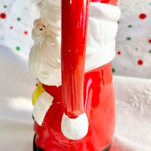 Hand-painted Santa Pitcher From Wales China Made in Japan - Etsy