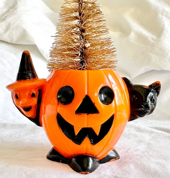 Hard Plastic Jack-o-lantern From Rosbro Plastics - Etsy