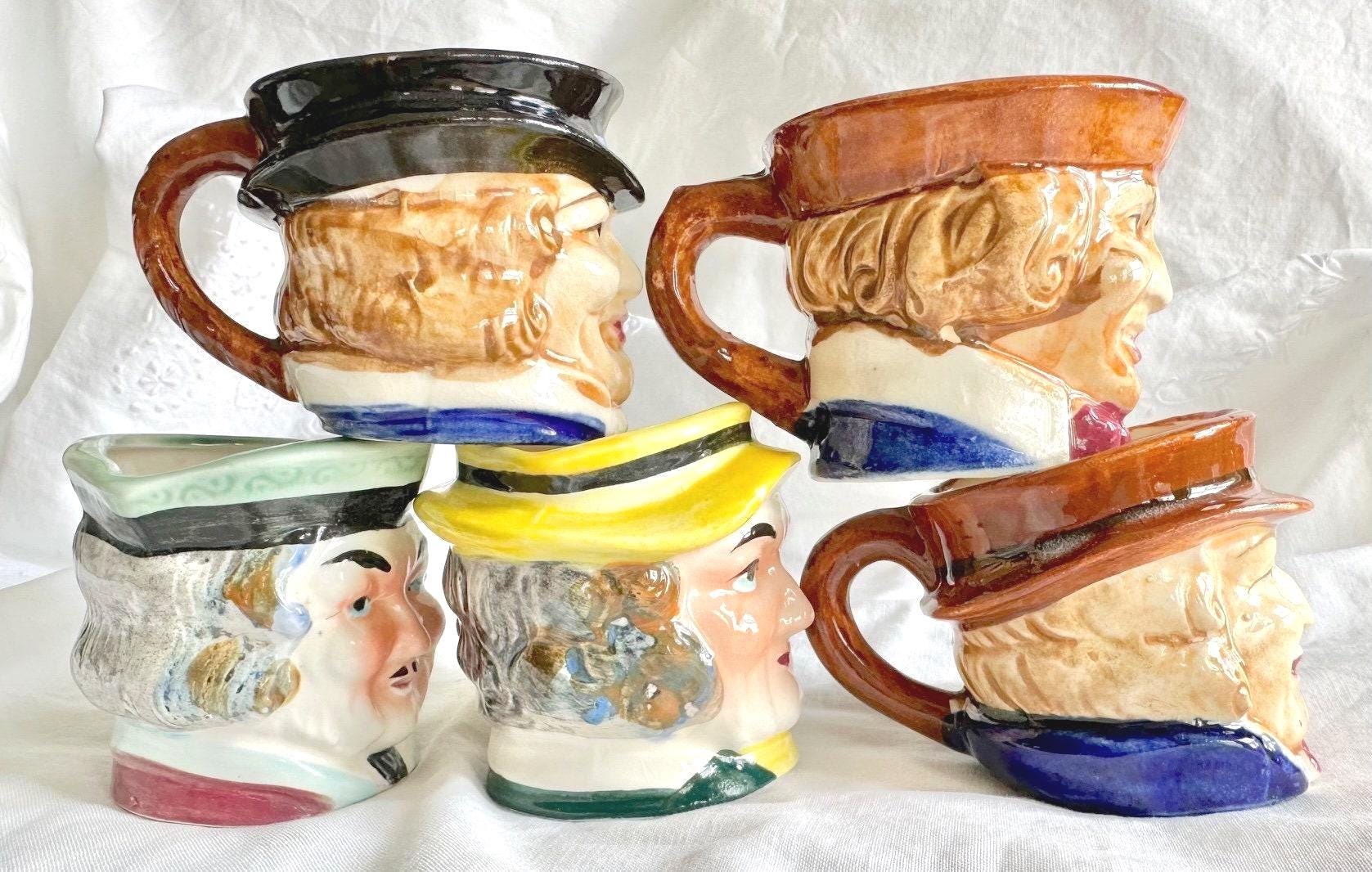 Miniature Hand-painted Toby Mugs – Each One Sold Individually - Etsy