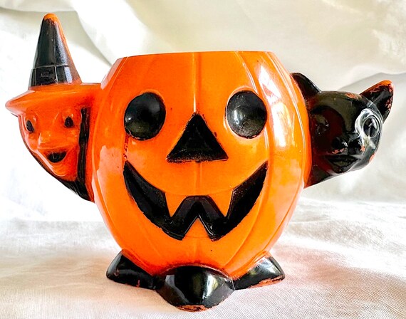 Hard Plastic Jack-o-lantern From Rosbro Plastics - Etsy