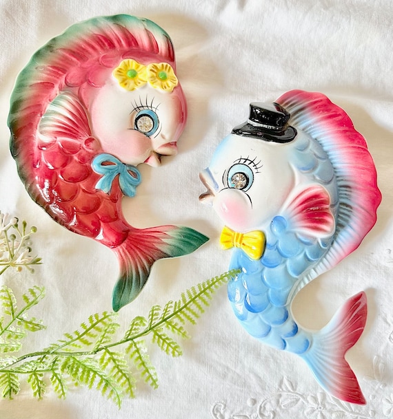 HTF Anthropomorphic Wall Fish From Py/miyao Made in Japan - Etsy
