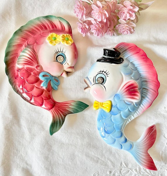 HTF Anthropomorphic Wall Fish From Py/miyao Made in Japan - Etsy