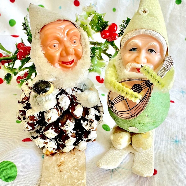 Unique Little Pinecone/Putz Gnomes – Each One Sold Individually