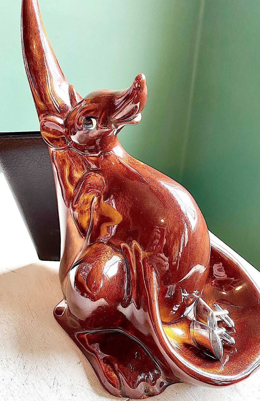Ceramic Kangaroo Dresser Caddy From the Hickok Manufacturing Etsy