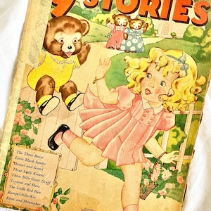9 Stories Oversized Linen Storybook