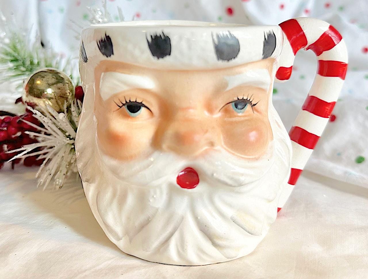 Lefton Santa Mug - Etsy