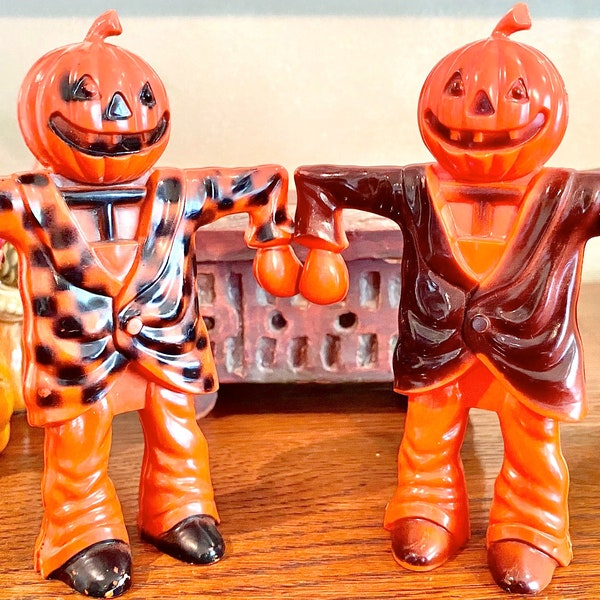 Your Choice Of Two Jack-O-Lantern Head Scarecrows From Rosbro