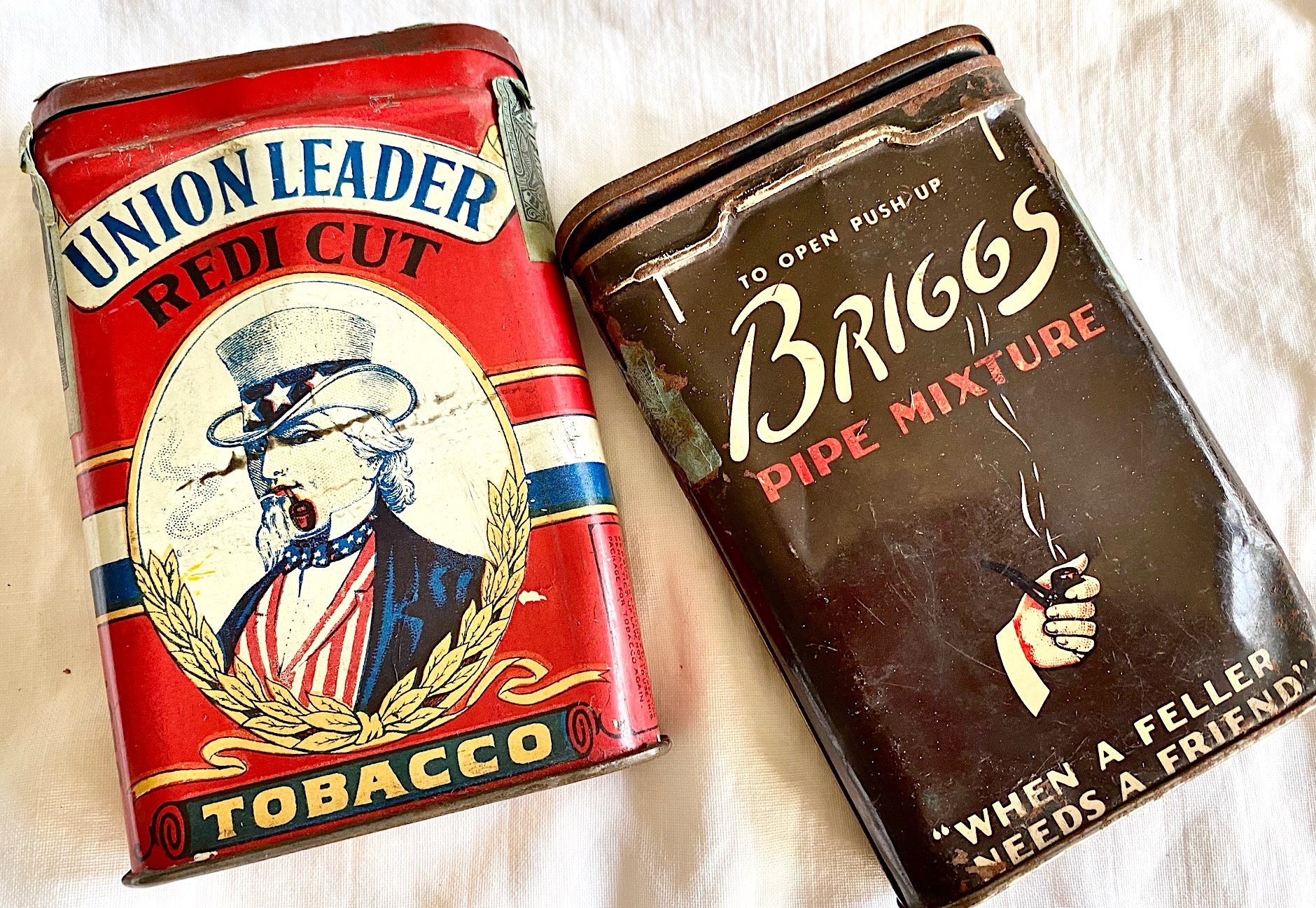 VINTAGE ANTIQUE PRINCE ALBERT TOBACCO TIN CAN ヴィンテージ