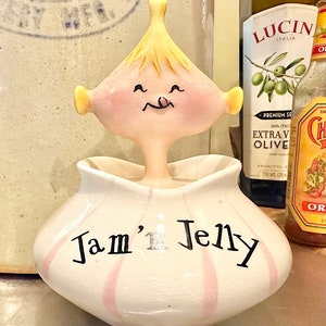 Darling Jam &#39;N Jelly PixieWare Condiment Jar From Holt~Howard