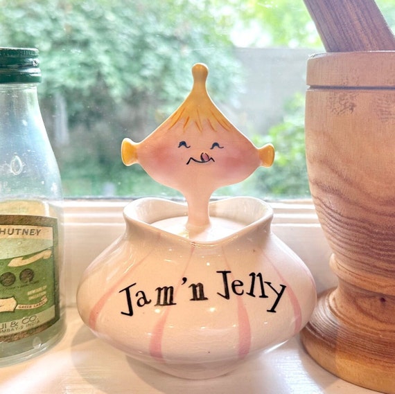 Jam 'N Jelly Pixieware Condiment Jar From Holt~howard Made in