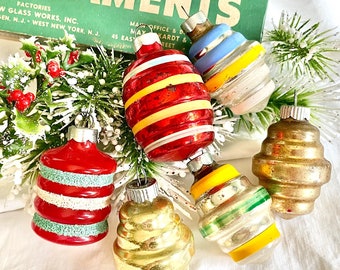 Choose Your Favorite Pair Of Glass Ornaments From Shiny Brite