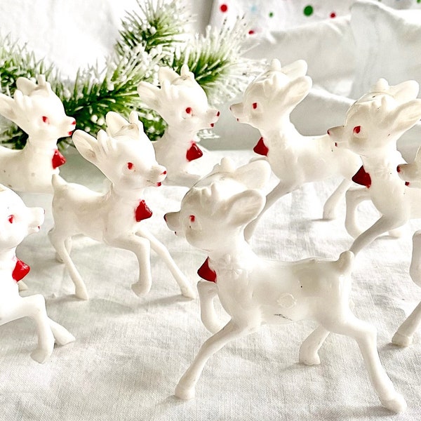 Plastic Reindeer Etsy
