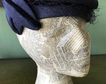 Beautiful Vintage Sculpted Sisal Hat