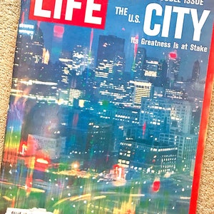 Special Double Issue of Life Magazine Featuring U.S. Cities