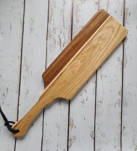 WOOD SPANKING PADDLE