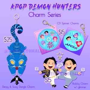 KPOP Demon Hunters Charm Series (Made to Order)