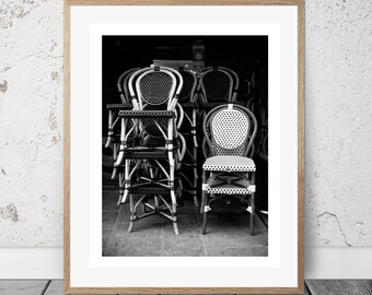 Paris café stühle | Etsy Paris Fotografie lila Cafe Stühle auf éle de la cité Paris