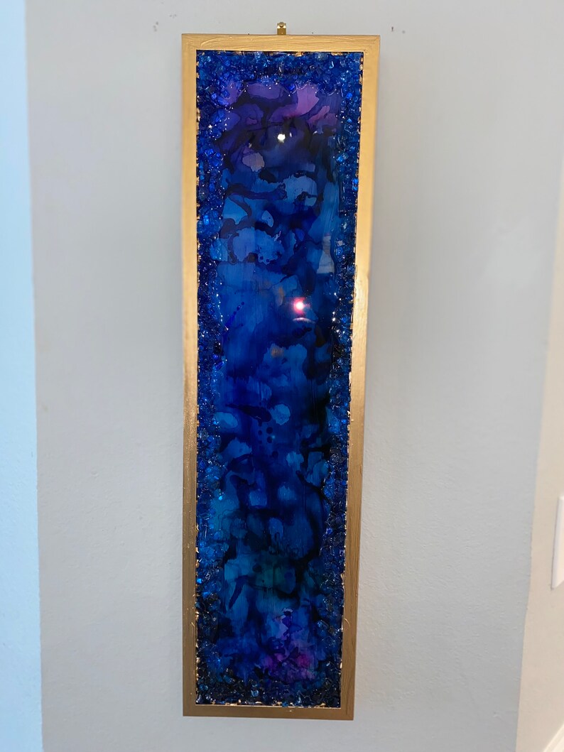 Alcohol Ink | Framed Wall Art | Deep - Etsy