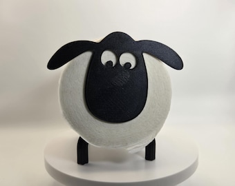3D Printed Sheep Toilet Paper Holder | Cute Farm Bathroom Decor | Funny TP Roll Holder | Farmhouse Bathroom Accessory | Gift Idea