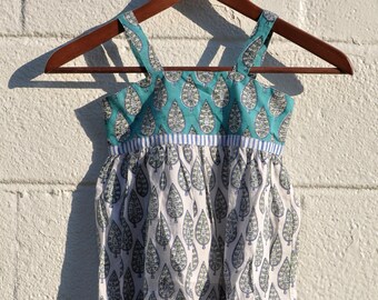 Indian Hand-block Printed Size 6 Sundress
