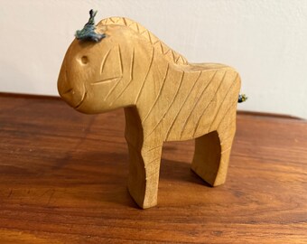 Large Zebra Figure / Toy
