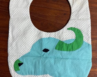 Water Buffalo Print Bib from Vietnam