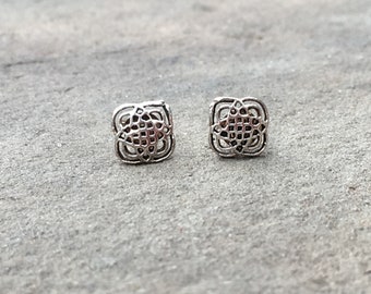Silver Stud Earrings from India