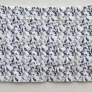 Blue Tie-dye Print Canvas Cloth from Thailand