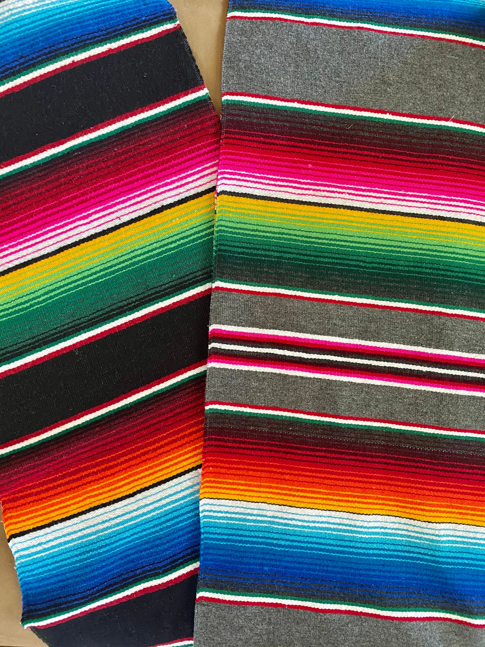 Mexican serape/zarape print table runner Etsy