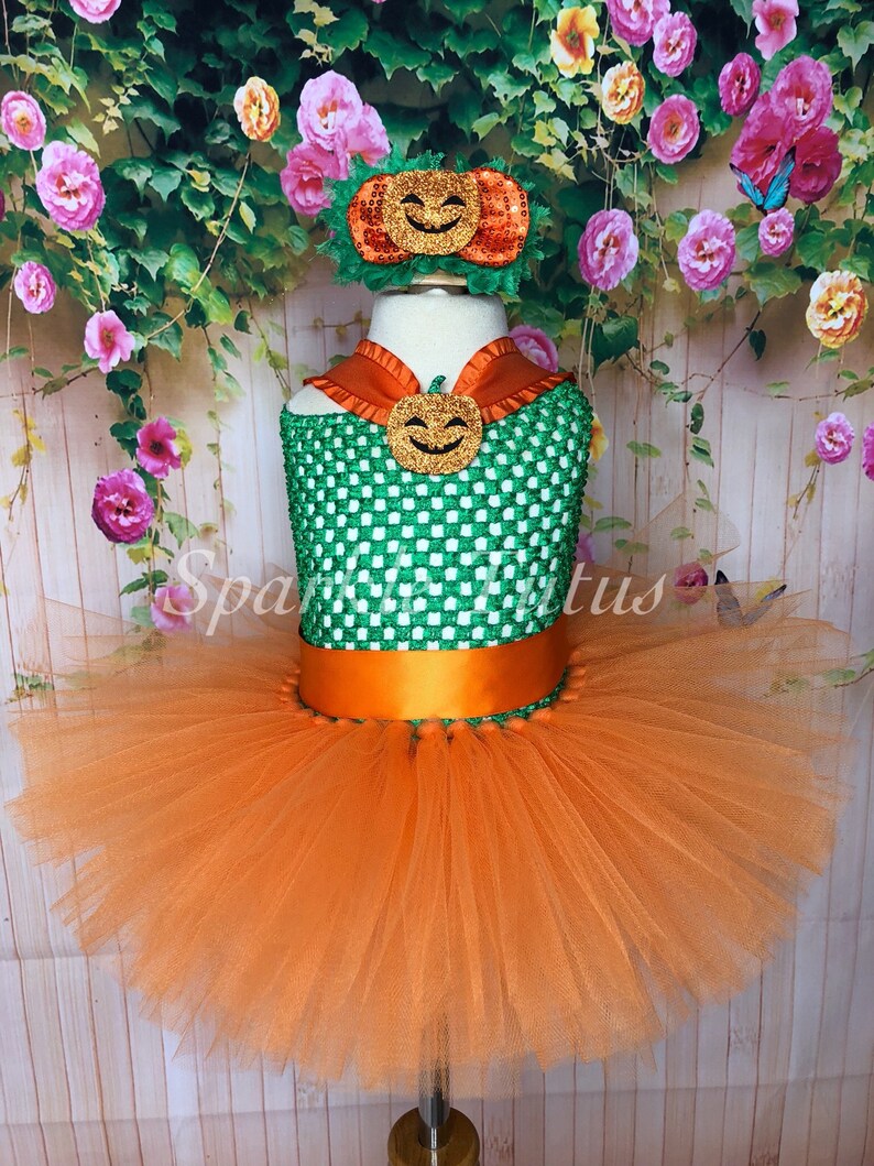 pumpkin tutu costume