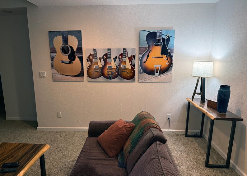 Lila Paisley Telecaster Bassgitarre Foto | Joe Riggios Papa-T (Digital Download) Bild 3