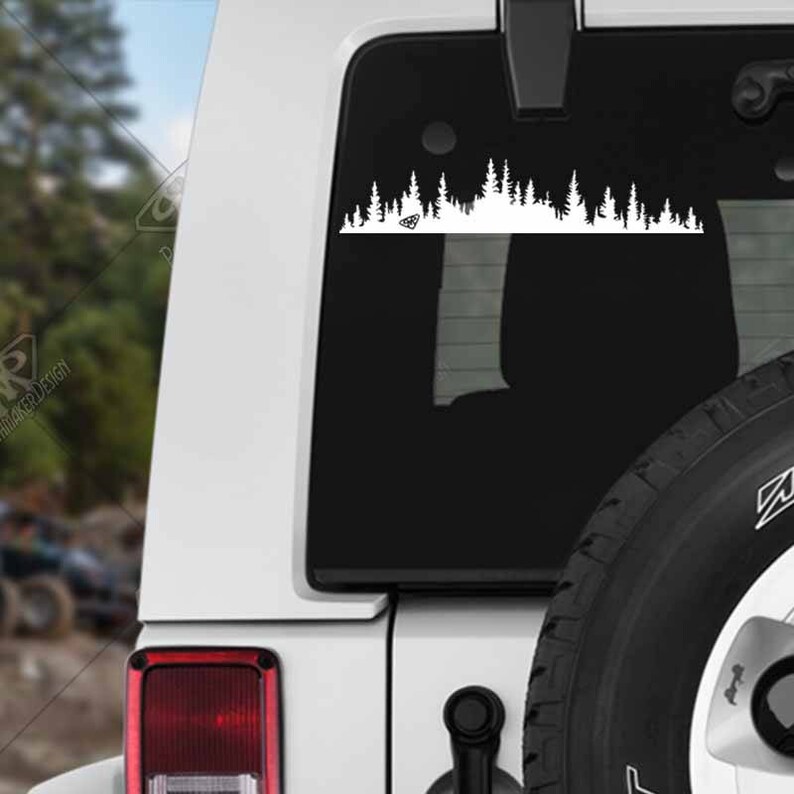 Forest Vinyl Decal Bumper Sticker Etsy