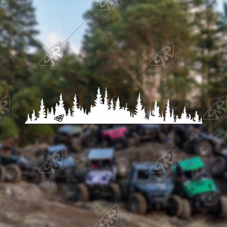 Forest Vinyl Decal Bumper Sticker Etsy