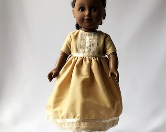 Party Special Event Dress gemaakt om te passen op een 18 inch Doll Handmade, Birthday Party Dress, Church Communion Doopjurk, Party Dress
