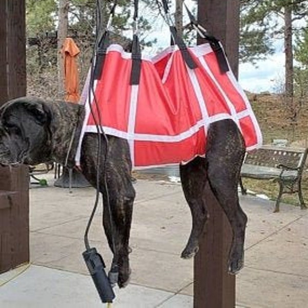 EXTRA LARGE dog grooming sling hammock custom made