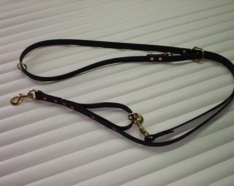 BIOTHANE 3/4 all in one leash with handle police k9 schutzhund ipo