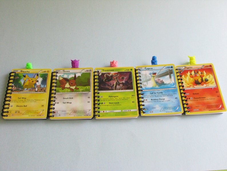 Pokemon Birthday Pokemon Party Giveaways Pkg Pokemon Party 10+ Pokemon Party Favor Notebooks with 3D Printed Pokemon Figure Bookmarks