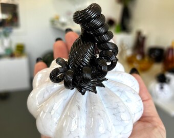 MINI White w/ Black Pumpkin