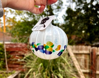 Banded Mardi Gras Mix Ornament